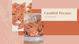 Keto Candied Pecans [upl. by Redmer]