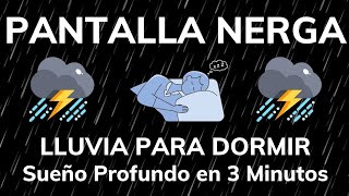 LLUVIA PARA DORMIR PANTALLA NEGRA AndReuAsMr [upl. by Akered]