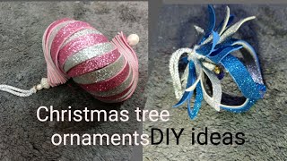 Easy and affordable Christmas tree ornaments DIY craftChristmas decoration ideas ❄️🎄⛄ [upl. by Wright]