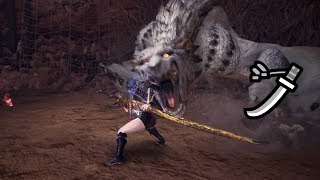 MHWI Long Sword Barioth Solo 54278 No Trap No Palico [upl. by Herod]