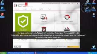 Ashampoo Antivirus 106 Default settings  Test with more links [upl. by Bartle169]