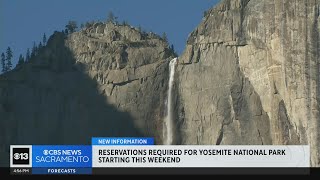 Reservations required for Yosemite National Park starting this weekend [upl. by Pricilla]