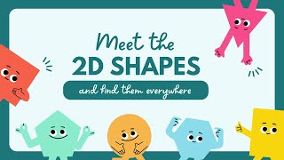 2D Shapes for Kids kidsknowledgepoint [upl. by Lehrer]