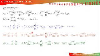 Cours  Développements limités [upl. by Mccutcheon]