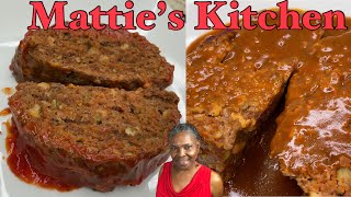 How to Make Old Fashion Meatloaf  Meatloaf Recipe  Matties Kitchen [upl. by Bergmans760]