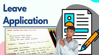 Application for leave  Leave application for office  Leave application for urgent work [upl. by Aleac]