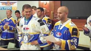 Fife Flyers new jersey launch 201314 [upl. by Semreh413]