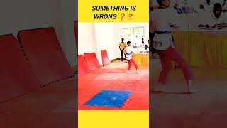 Something is Wrong ❓ martialarts poomsae taekwondo shorts [upl. by Leummas897]