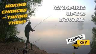 MAKING CHANCES  TAKING THEM CARPING UPS amp DOWNS  Carp Syndicate Fishing in 2024 carpingkev [upl. by Adnawyt]