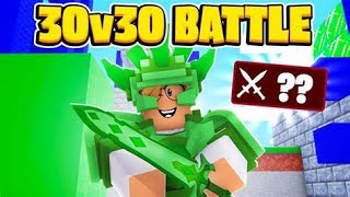 PLAYING BEDWARS 30v30 [upl. by Yemac]