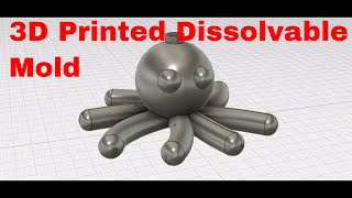 3d printed dissolvable mold [upl. by Ainna]