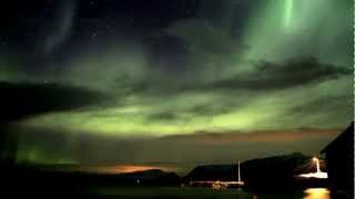 Aurora Borealis at Valhall Krøttøy Norway [upl. by Ogata]