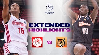 Olympiacos v CBK Mersin  Full Game Highlights  EuroLeague Women 202425 [upl. by Rednaeel]