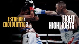 ACTIONPACKED TRILOGY  Juan Francisco Estrada vs Roman quotChocolatitoquot Gonzalez Fight Highlights [upl. by Yerroc]