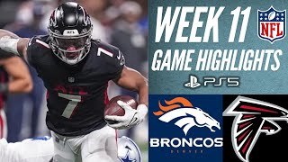 Atlanta Falcons vs Denver Broncos  NFL Week 11 Full Highlights [upl. by Enamrahs484]