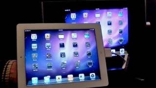 Apple iPad 2 on an HDTV  Digital AV HDMI Adapter Demo [upl. by Yardley]