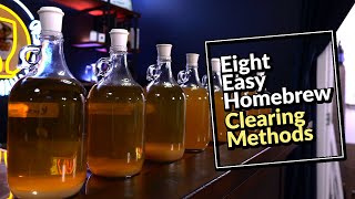 8 Different Ways to Clear Homebrew WineCiderMeadBeer [upl. by Nylikcaj1]