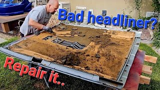 How to repair or make a headliner mold  PART 1  in your 33 crew cab Squarebody Chevy truck [upl. by Nored]