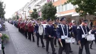 Stadtschützenfest Mönchengladbach 2016 Umzug durch die Stadt 04092016 [upl. by Ahcila]