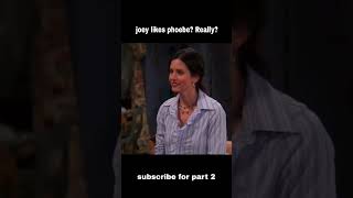 Poor Joey is confused between Rachel and phoebe 🤕 friends movie video joey phoebe [upl. by Lemuel]