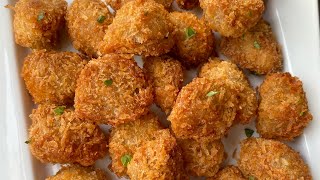 Popcorn mushroom  Mushroom recipesMushroom starters Crunchy fried mushroom recipeCrispy mushroom [upl. by Ellga]