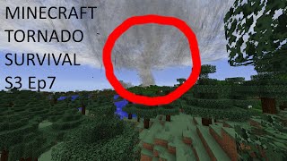 Finally a TORNADO  Minecraft Tornado Survival S3 Ep7 [upl. by Bernardi121]