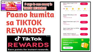 How to earn money in TIKTOK REWARDS Paano kumita sa TIKTOK [upl. by Anec]