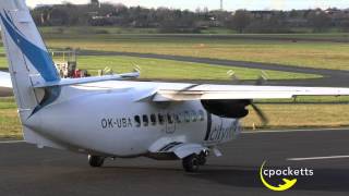 CityWing LETL410 OKUBA  Morning Departure  Gloucestershire Airport [upl. by Haleehs599]