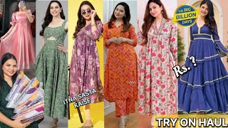 Flipkart Maxi Dress Haul  Kurta Set anarkali dressCoOrd Set Haul Festivewear Haul [upl. by Thamora]