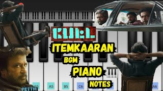 Petta Itemkaaran 🔥 BGM Piano 🎹 Cover  Anirudh  Rajinikanth [upl. by Lilhak]