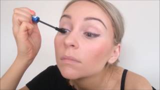 Test RIMMEL LONDON 100 WATERPROOF MASCARA [upl. by Lindbom]