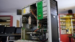 HP Workstation Z400 Inside [upl. by Jule772]