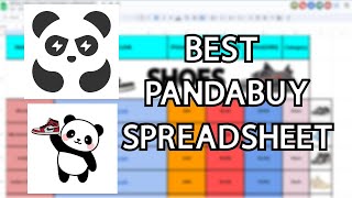 THE BEST PANDABUY SPREADSHEET  INSANE PANDABUY FINDS [upl. by Ahsinehs]