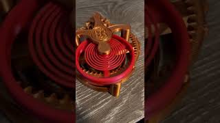 3d Printed Flying Tourbillon 3d [upl. by Gayle563]