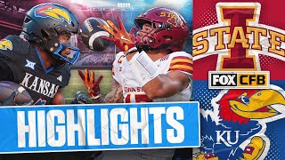 No 17 Iowa State Cyclones vs Kansas Jayhawks Highlights  FOX College Football [upl. by Acinaj]