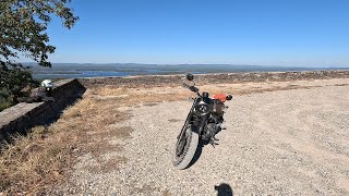 Honda Rebel ridin dirty up to Hickory Nut Mountain Vista in Arkansas 4k pov [upl. by Ztirf]