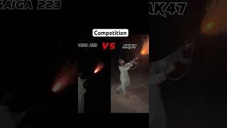 The Great Debate AK47 vs Saiga 223 in Firing Competition ak47 saiga firingstatus shorts [upl. by Carol]