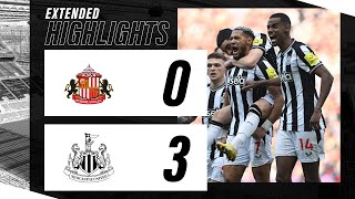 Sunderland 0 Newcastle United 3  EXTENDED FA Cup Highlights  Isak at the Double in Derby Day Win [upl. by Sherurd]