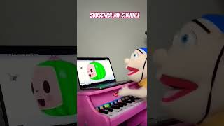 funny cocomelonjj comedy jeffy cocomelon piano shortsvideo shots ytshorts ytshort [upl. by Grefe98]