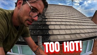 Remember When I Said Roof Cleaning is Easy Not in SUMMER [upl. by Niel]