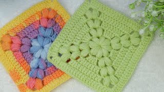 Very Easy Granny Square crochet pattern for beginners crochet stitch [upl. by Kieran]