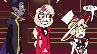 Adam Dies And Respawns In Hell Hazbin Hotel Comic Dub [upl. by Yemaj]