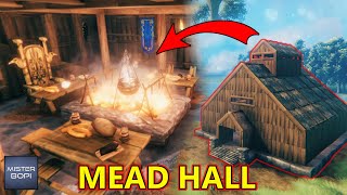 Valheim Mead Hall  Build Tutorial [upl. by Cammi]