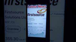 Firstsource Solutions share target price Firstsource Solutions stock latest news fsl fsl stock [upl. by Kurtzig163]