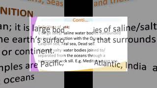 FORM 3 GEOGRAPHY LESSON 25 OCEANS  SEAS AND THEIR COASTS [upl. by Hokanson]