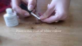 DIY Beauty  How to do your own Gel Nails at home Shellac French Manicure  by Fashion Mumblr [upl. by Yelyac]