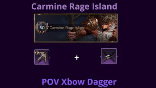 Xbow Dagger Carmine Rage Island T2 Dungeon Throne And Liberty Global [upl. by Ritchie98]