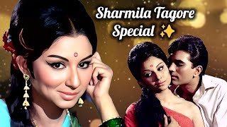 Sharmila Tagore Special✨Playlist  शर्मिला टैगोर के यादगार गाने  Lata Mangeshkar Kishore Kumar [upl. by Asiuqram]