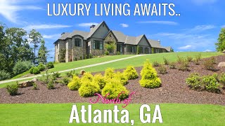 STUNNING 5 BDRM LUXURY HOME WPOOL IN GATED GOLF COMMUNITY FOR SALE IN ALPHARETTA Off Market [upl. by Reinald]