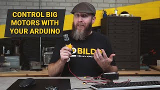 Control Big Motors with your Arduino Step by Step Tutorial [upl. by Eldnar985]